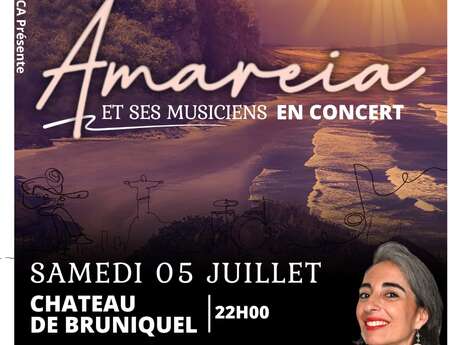 Vivez une soirée musicale magique au Château de Bruniquel  avec Amareia et ses musiciens !