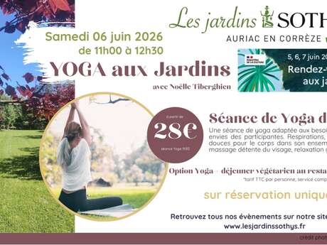 Rendez-vous aux Jardins - Yoga aux Jardins Sothys