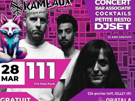 111 en concert à l'Espace Rameaux