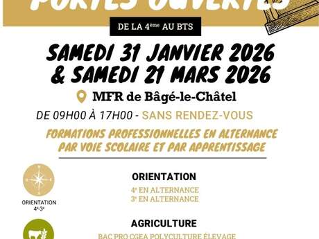 Portes ouvertes MFR Bâgé-le-Châtel
