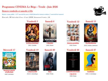 Film screenings in Tende