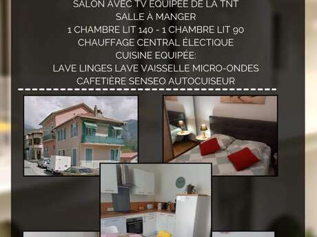 Appartement 3 pièces dans une maison au centre du village