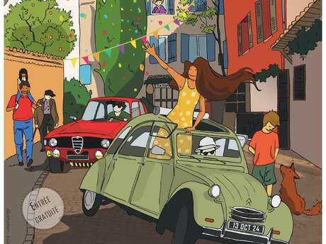 Rassemblement de voitures anciennes