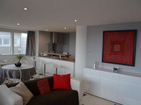 Duplex de standing face au port