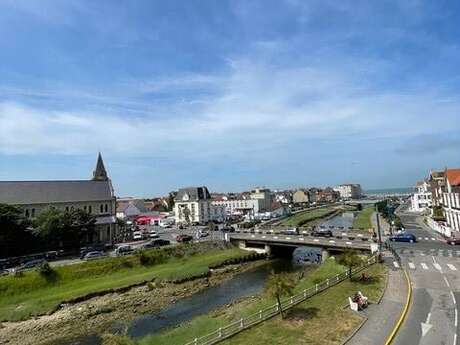 Studio Wimereux, vue dégagée, proche mer, exposition sud