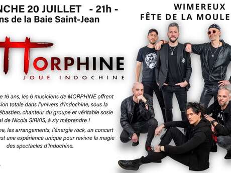 La fête de la moule: Podium "Morphine" Tribute Indochine