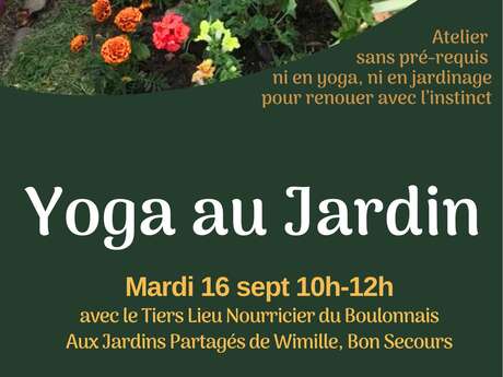 Capucine Clayton : Yoga au jardin