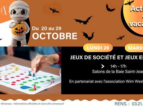 Activités vacances scolaires  - jeux en bois et de société Activités vacances scolaires  - jeux en bois et de société