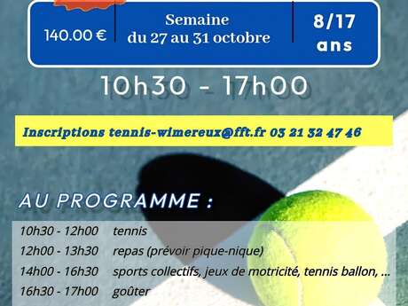 Stage de Tennis : intensif