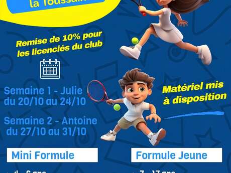Stage de Tennis : Vacances de la Toussaint
