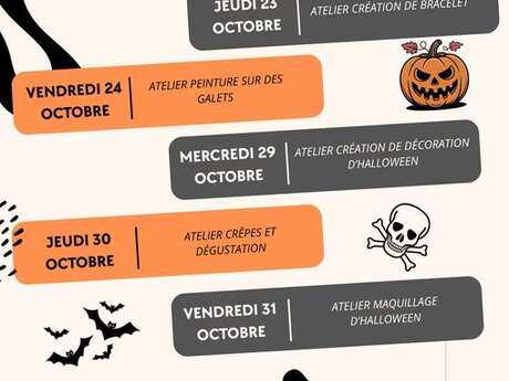 Centre Audrey Bartier : Ateliers jeunes pour les vacances