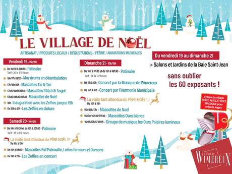 Village de Noël : La visite du père Noël