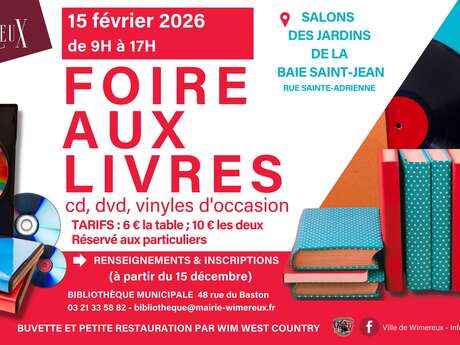 Foire aux livres, cd, dvd, vinyles d'occasion