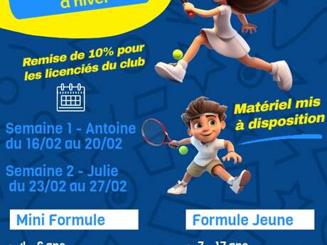 Stage de Tennis : Vacances d'hiver