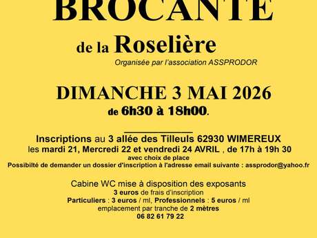 Braderie : La Roselière