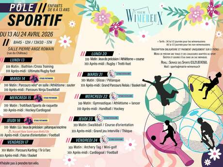 Pôle sportif : Vacances de pâques