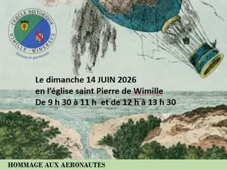Exposition " hommage aux aéronautes à Jean-François Pilâtre de Rozier & Pierre Ange Romain"
