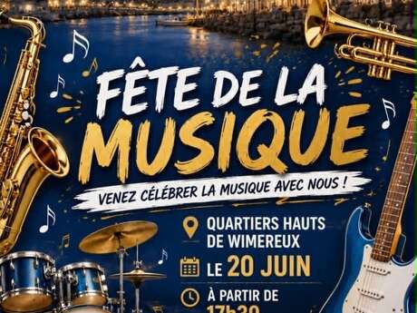 La musique de Wimereux : Fête de la musique quartier du haut de Wimereux