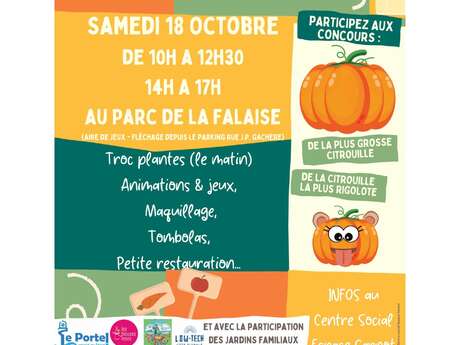 Brocante des mains vertes - Fête de la Citrouille