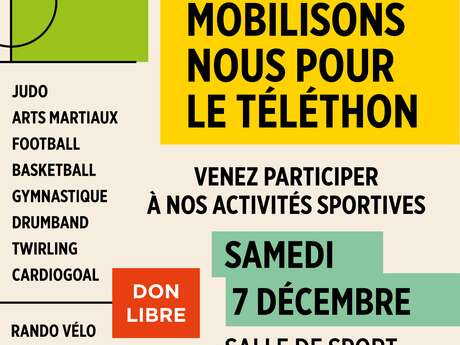 Mobilisons-nous pour le Téléthon