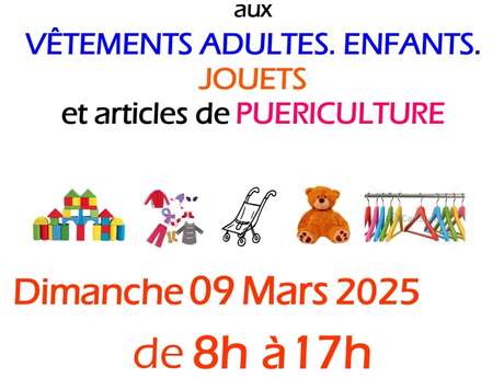 Bourse aux vêtements et aux jouets Le 9 fév 2025