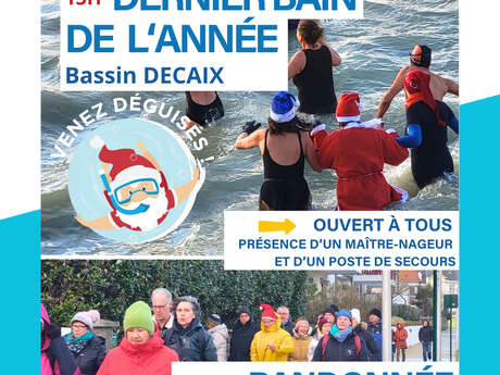 Mairie de Wimereux - Dernier bain de l'année et randonnée pédestre