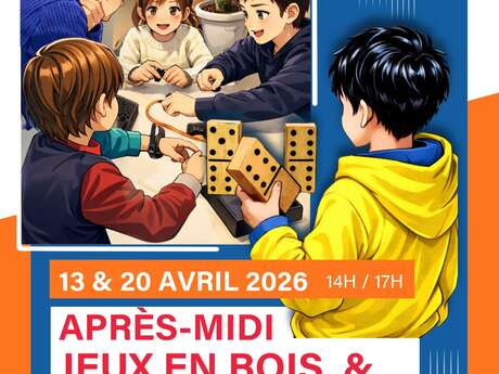 Activités vacances scolaires  - jeux en bois et de société - COPIE