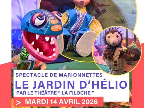 Activités vacances scolaires  - Spectacle de Marionettes - Le jardin d'Hélio