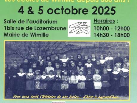 Cercle Historique de Wimereux : Exposition " Les écoles de Wimille depuis 300 ans "