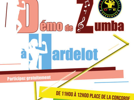 Démonstration de zumba à Hardelot
