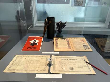 Exposition "De la drôle de guerre à la Libération, l'école 1939-1945 à Boulogne-sur-Mer"