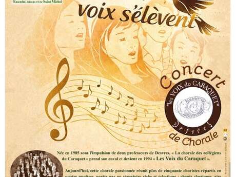 Concert "quand les voix s'élèvent" par l'association de sauvegarde de l'Eglise Saint Michel