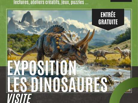 Centre Phénix -  Médiathèque  Exposition participative autour des Dinosaures