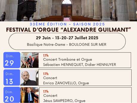Festival d'orgue à la cathédrale de Boulogne