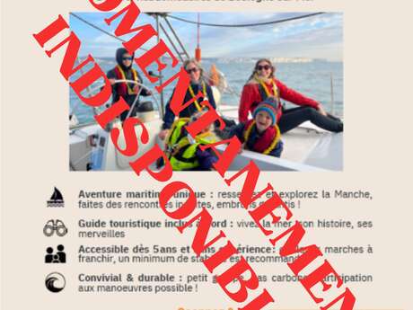 Promenade en Mer - 2 heures de liberté à la voile ! Vivez la Manche autrement ! (Tour en Catamaran) - Saillink