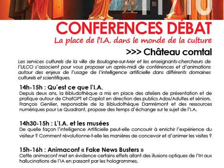 Conférence débats - Fête de la science au Château comtal/Musée de Boulogne-sur-Mer