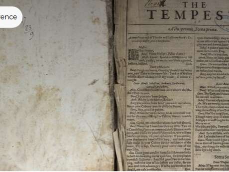 Conférence - Le first folio de Shakespeare
