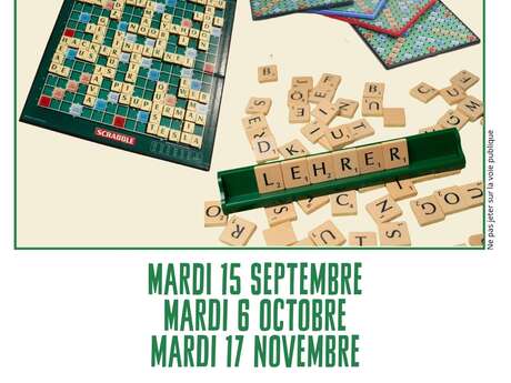 Scrabble Duplicate - Ludothèque Médiathèque La Confiserie