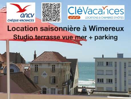 Studio Terrasse Vue Mer avec parking