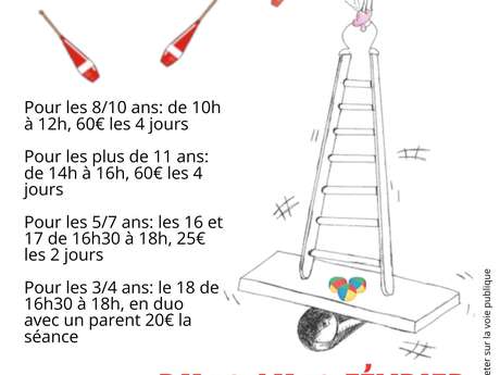 Stage de Cirque  : Atelier initiation au cirque avec la compagnie Piste sur scène