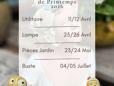 Camille Fourmaintraux céramiste: stages de printemps