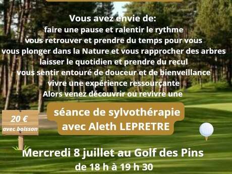 Sylvothérapie Hardelot Golf des Pins