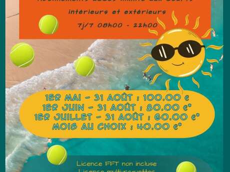 Tennis club de Wimereux - Pass été 2025