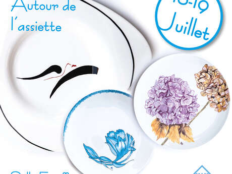 Exposition de peintures sur porcelaine