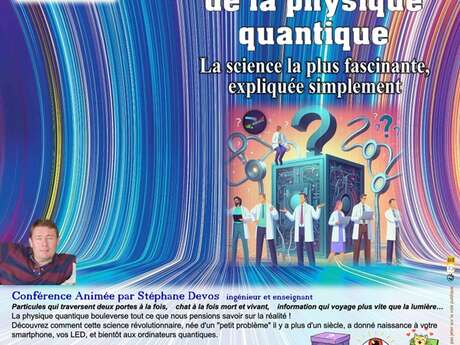 ASESM: Conférence « À la découverte de la physique quantique : la science la plus fascinante, expliquée simplement »