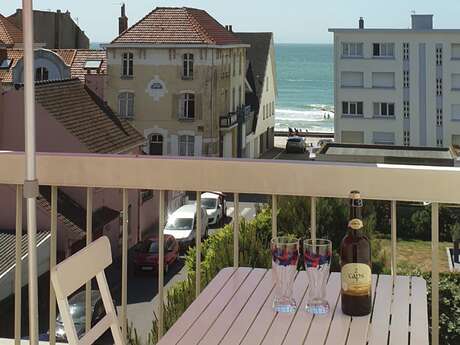 Studio Terrasse Vue Mer avec parking gratuit