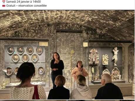 Visite guidée en Langue des Signes Française de la Crypte