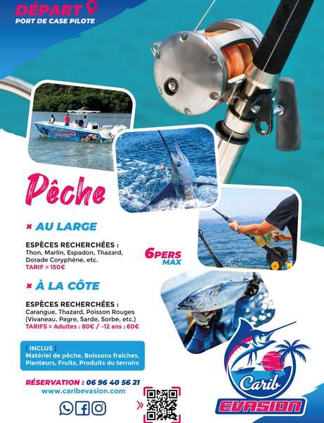 Sortie pêche à la côte (Carib Evasion)