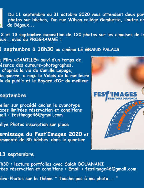 Festival de Photos Fest'Images : Expositions à Bégoux & Cahors Festival de Photos Fest'Images : Expositions à Bégoux & Cahors