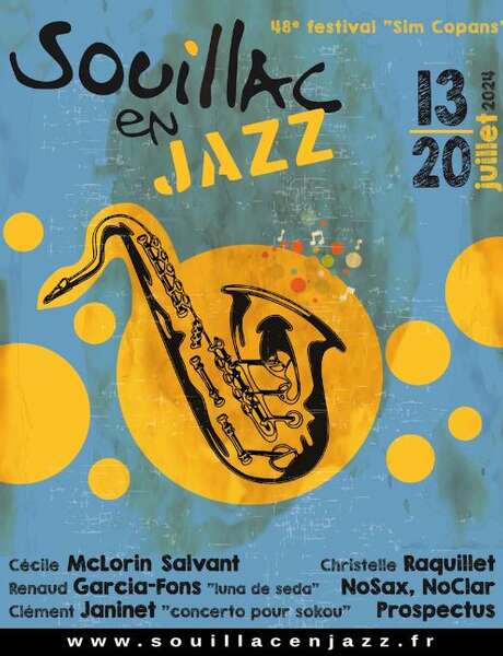 Festival  Souillac en jazz «Sim Copans»